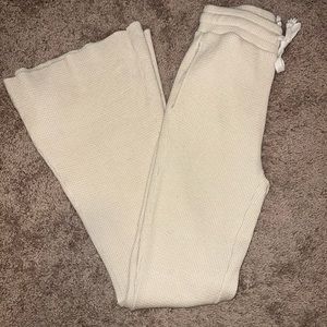 AE Waffle Super High-Waisted Flare Pant